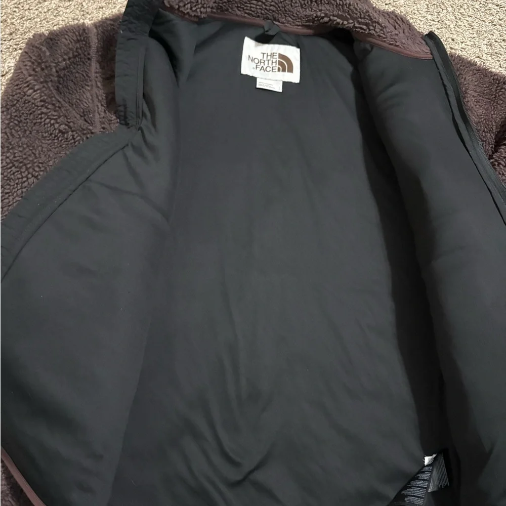 The North Face Mens Extreme Pile Full Zip Coal Brown Fleece Jacket